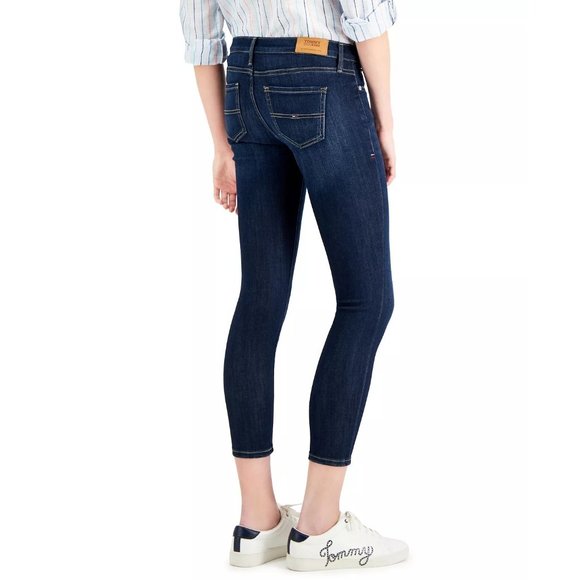 TOMMY HILFIGER JEANS Mid-rise Ankle Jeans - Size 0 / 25 - Picture 2 of 7